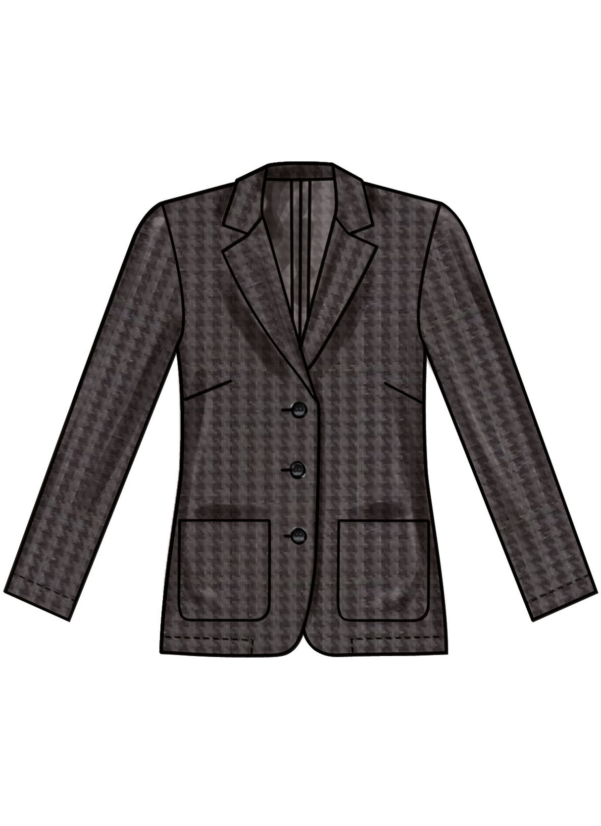 Patron New Look n°6794 - Veste et pantalon pour femmes avec variations de style
