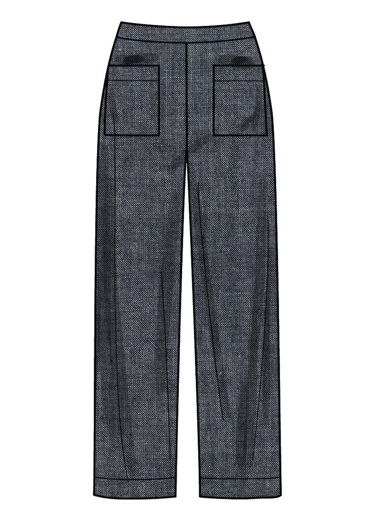Patron New Look n°6802 – Chemise décontractée, pantalon et short