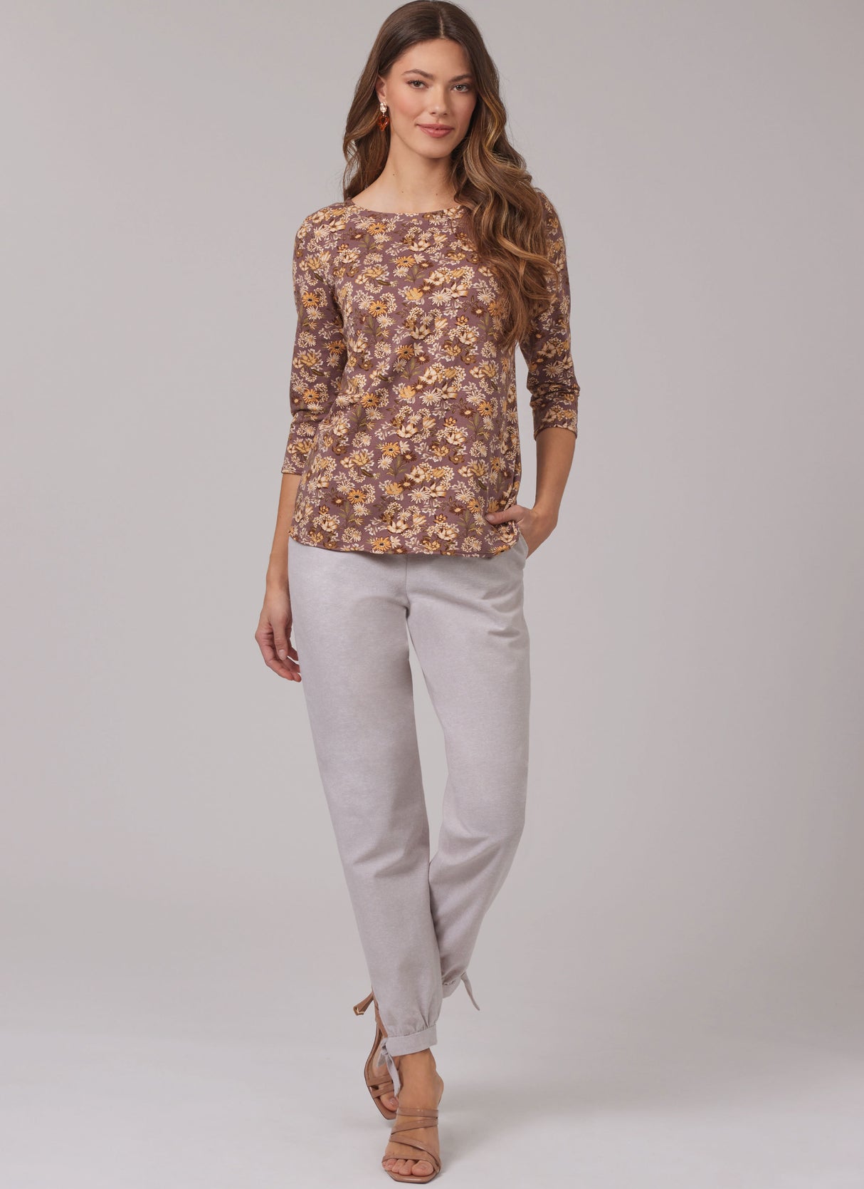Patron New Look n°6803 – Hauts à manches et pantalons cropped