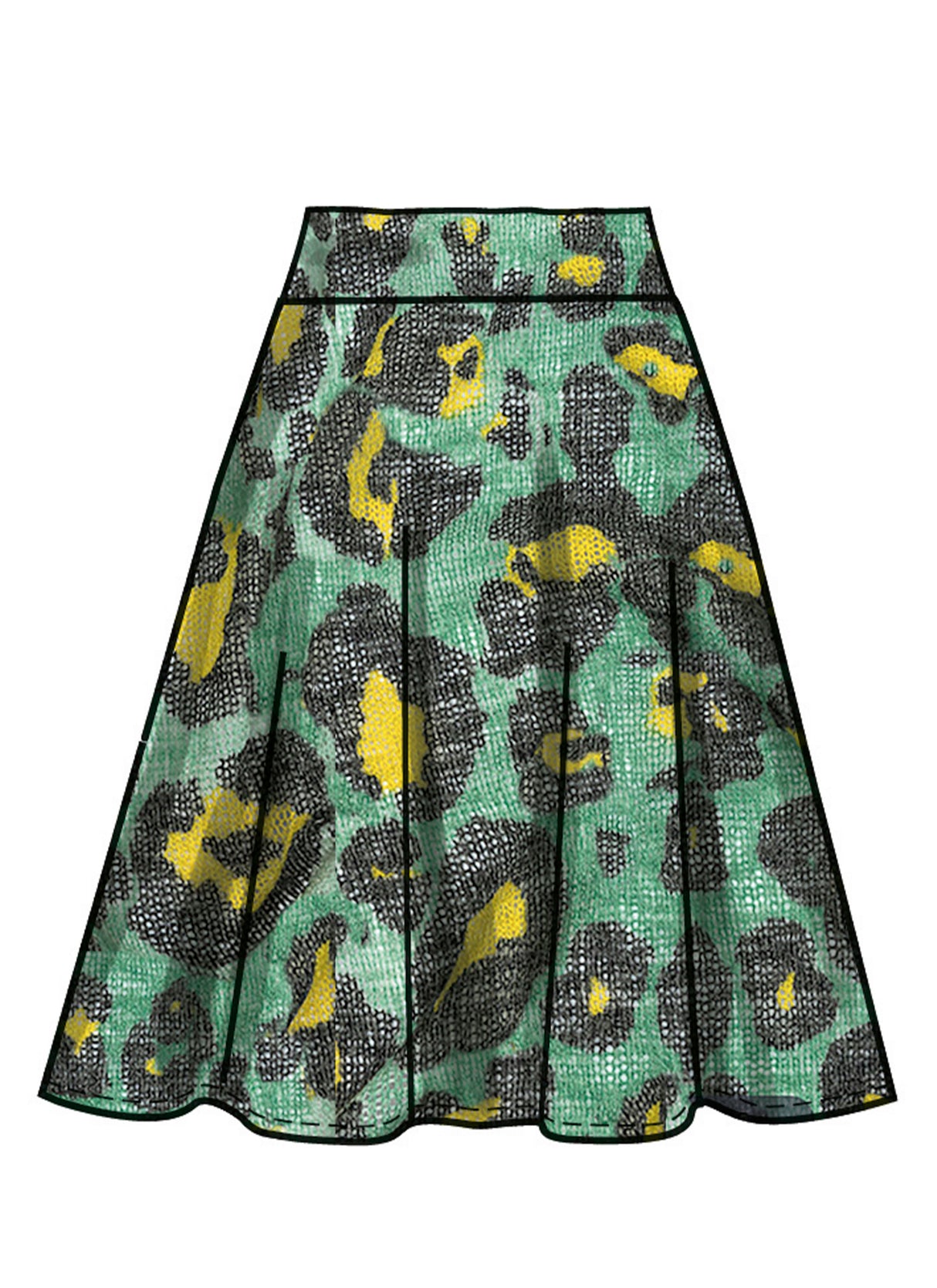 Patron New Look n°6804 – Hauts et jupes en maille femme