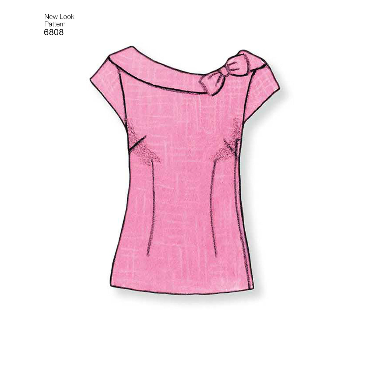 Patron New Look n°6808 – T-shirt femme