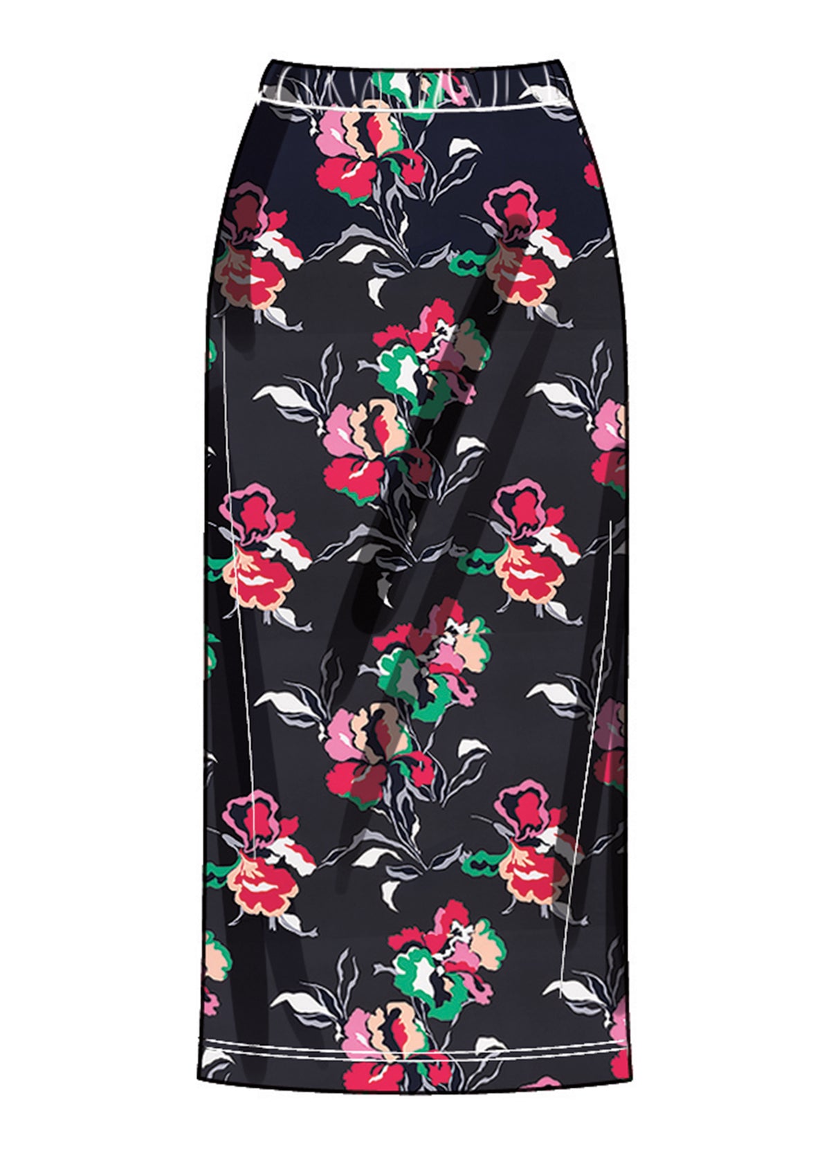 Patron New Look n°6815 – Haut manches longues et jupe pull-on