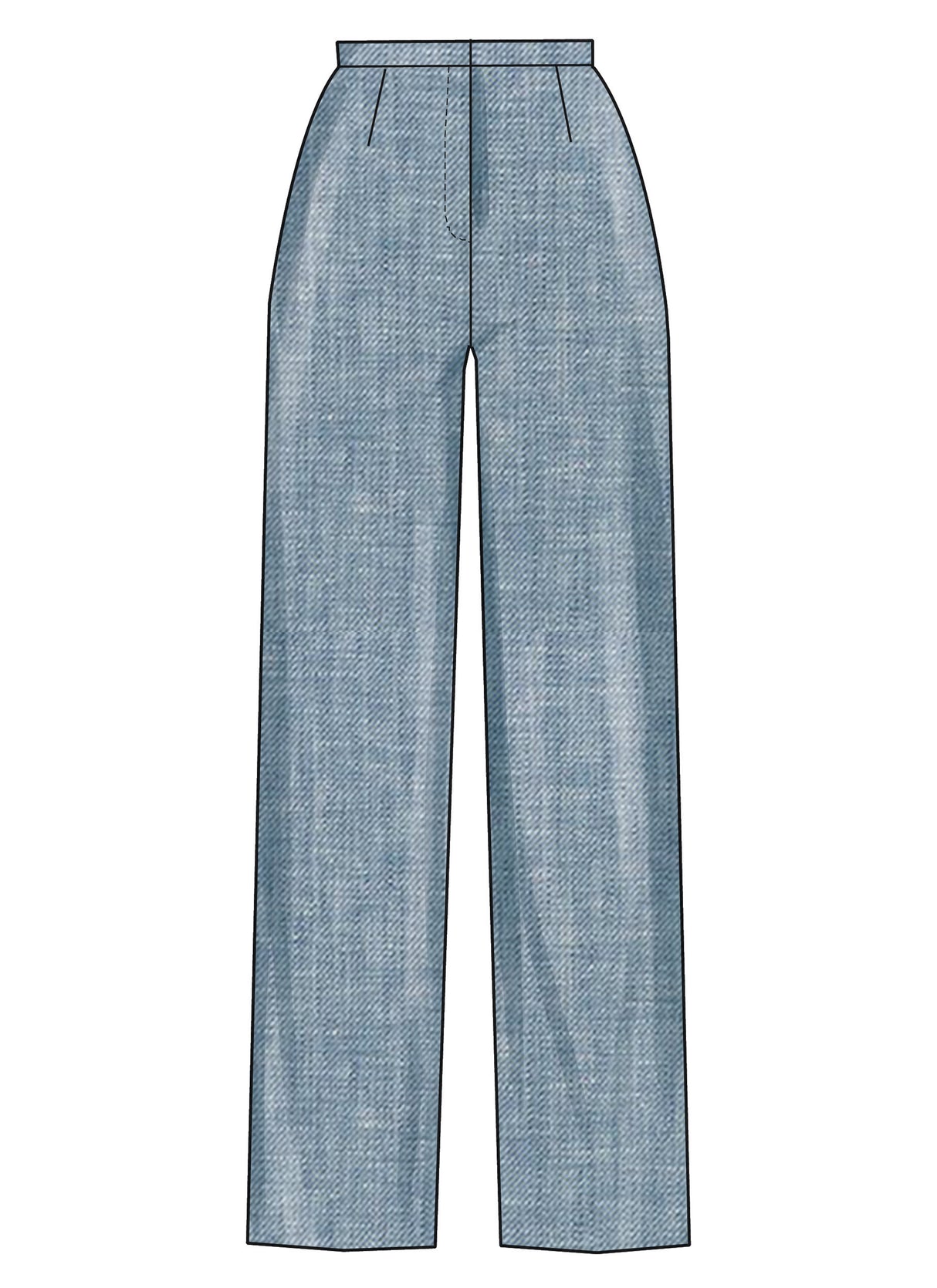 Patron New Look n°6817 – Veste drapée & pantalon droit