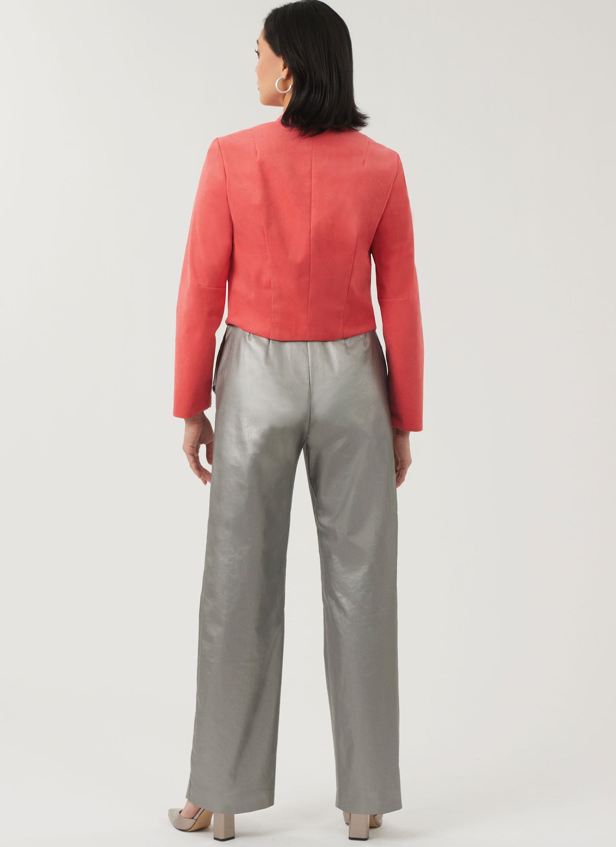 Patron New Look n°6817 – Veste drapée & pantalon droit