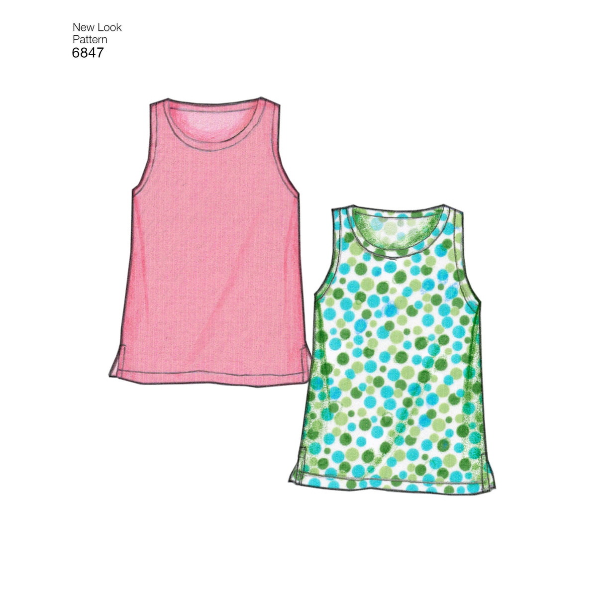 Patron New Look n°6847 – Ensemble de nuit pour enfants