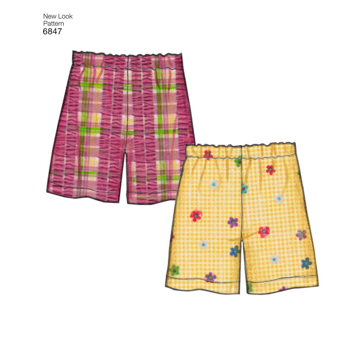 Patron New Look n°6847 – Ensemble de nuit pour enfants