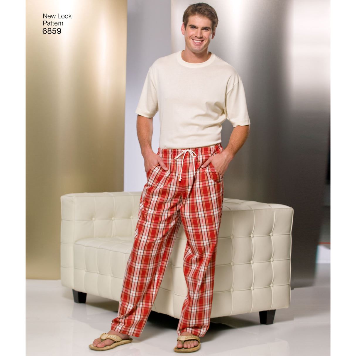 Patron New Look n°6859 – Pantalon, pantacourt et short unisexes