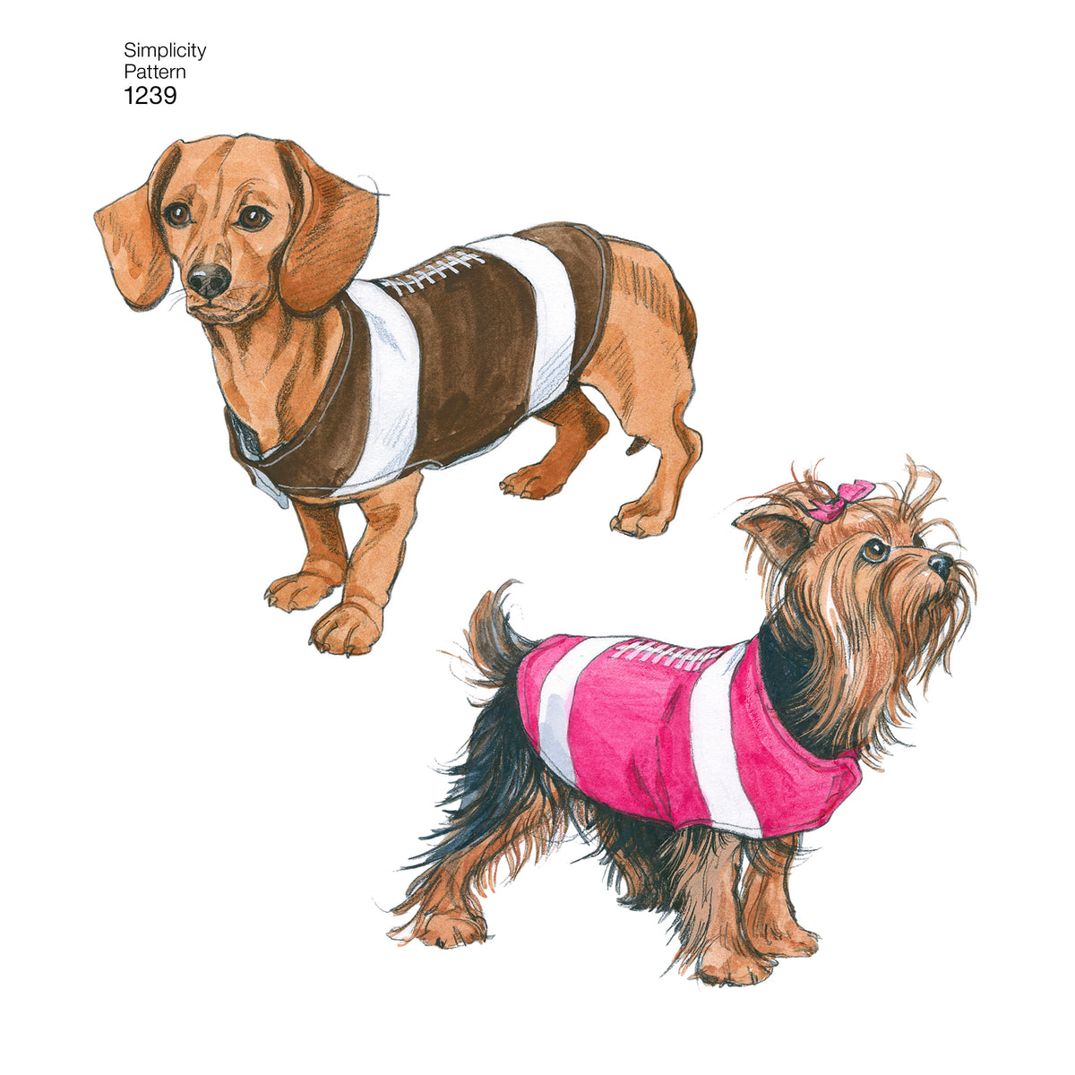 Patron Simplicity n°1239 – Manteaux pour chiens