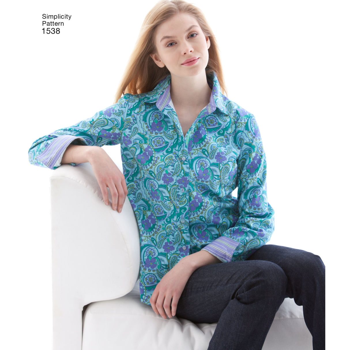 Patron Simplicity n°1538 - Chemise boutonnée
