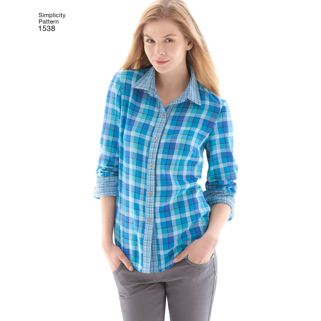 Patron Simplicity n°1538 - Chemise boutonnée