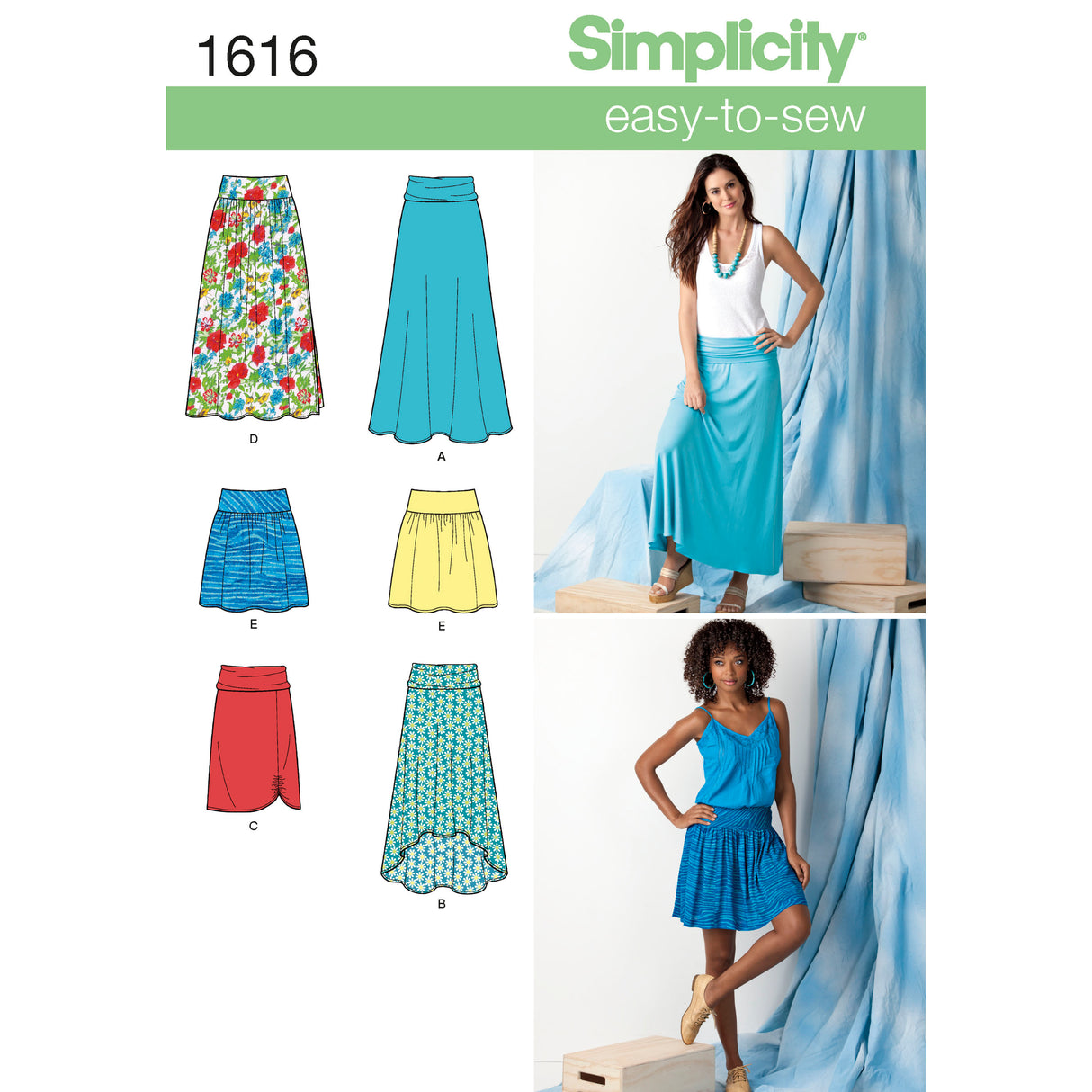Patron Simplicity n°1616 – Jupe femme