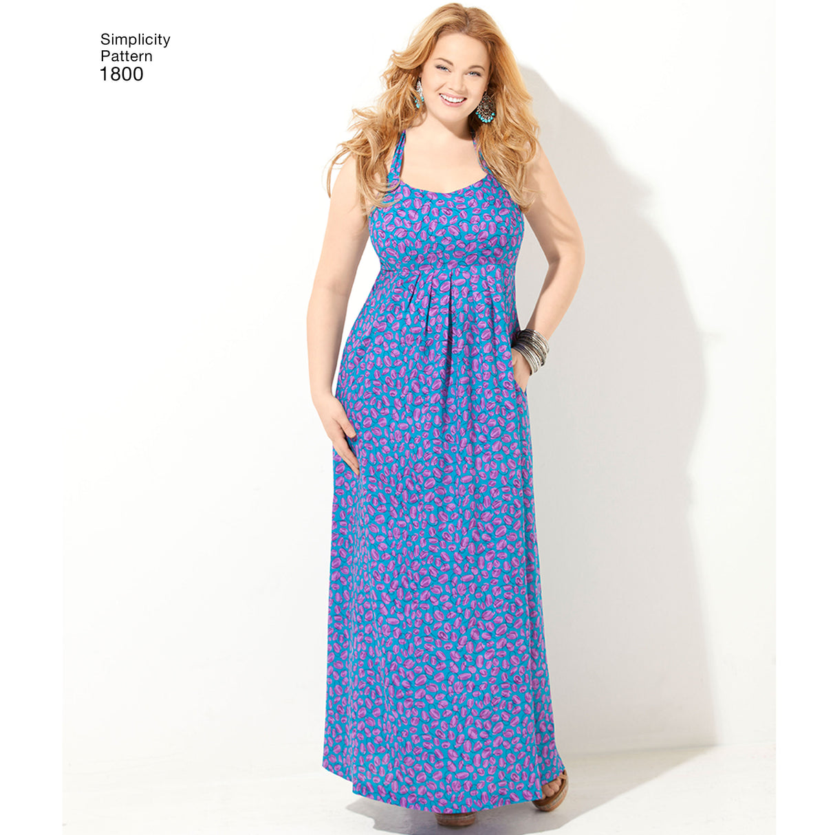 Patron Simplicity n°1800 – Robe ajustée femme