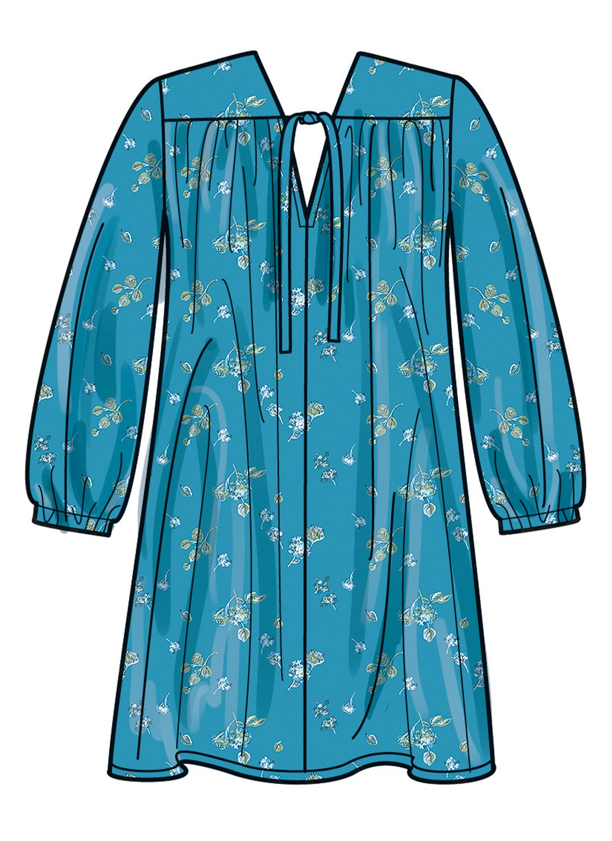 Patron Simplicity n°3001 – Robe encolure V
