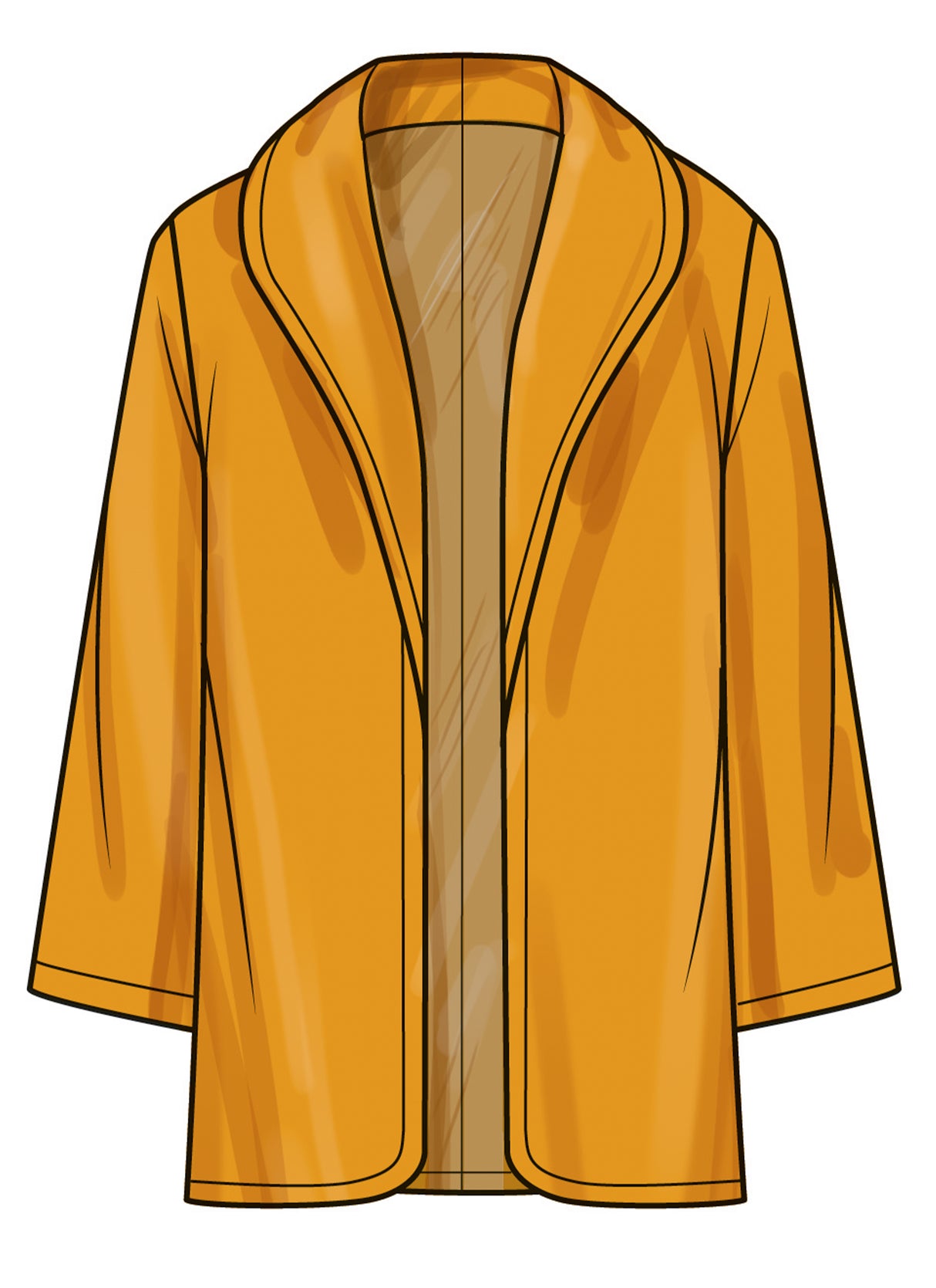 Patron Simplicity n°3008 – Manteau doublé deux longueurs