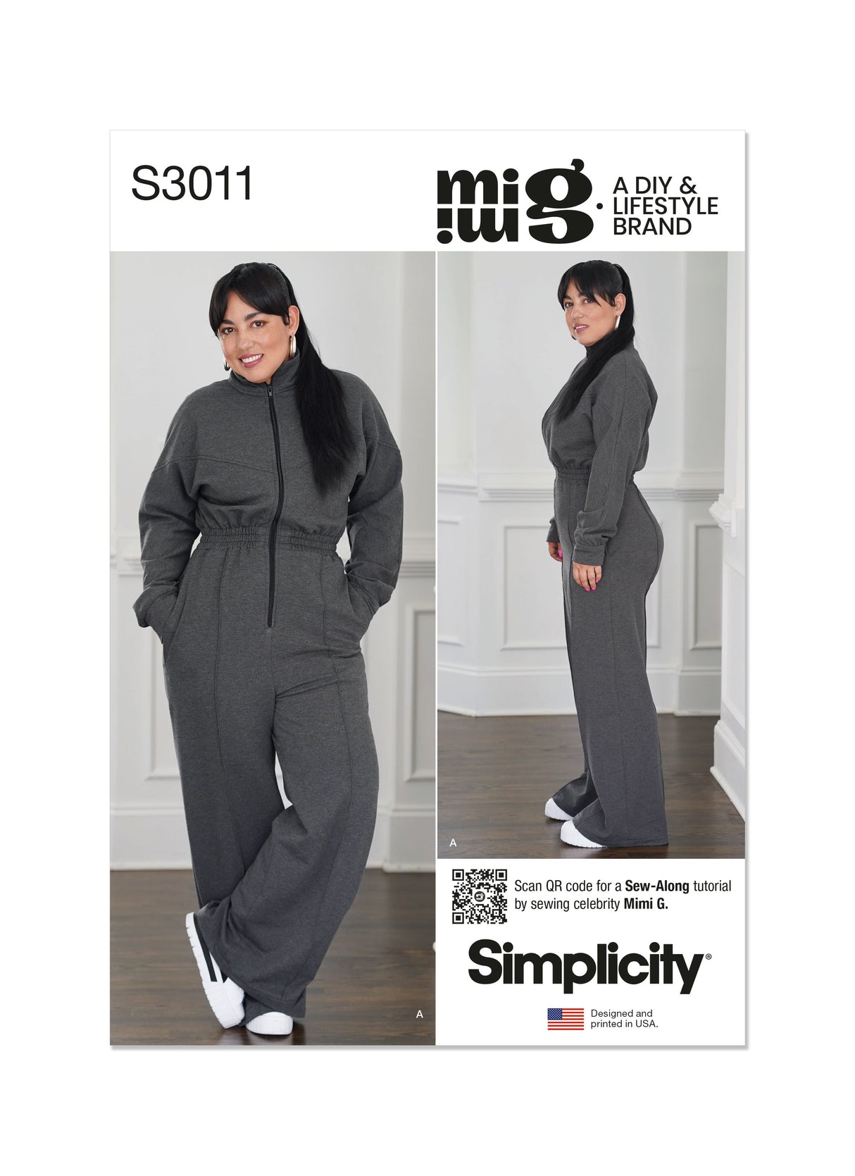 Patron Simplicity n°3011 – Combinaison col montant Mimi G
