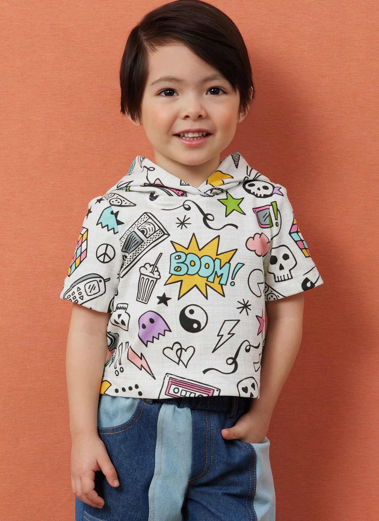 Patron Simplicity n°3013 - Hoodie & jeans pour tout-petits