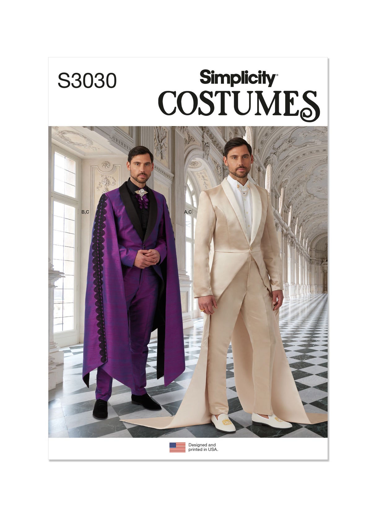 Patron Simplicity n°3030 – Costume homme dramatique