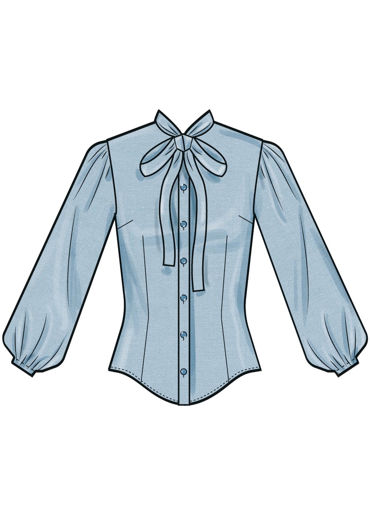 Patron Simplicity n°3032 – Blouses boutonnées élégantes