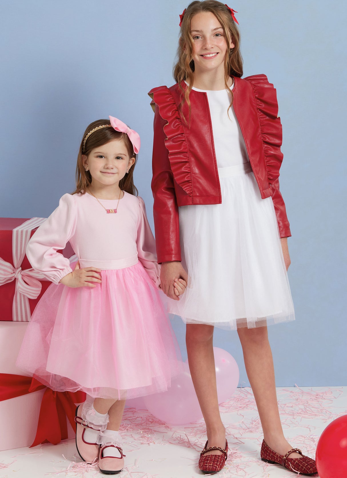 Patron Simplicity n°3044 – Ensemble filles : veste, jupes & haut