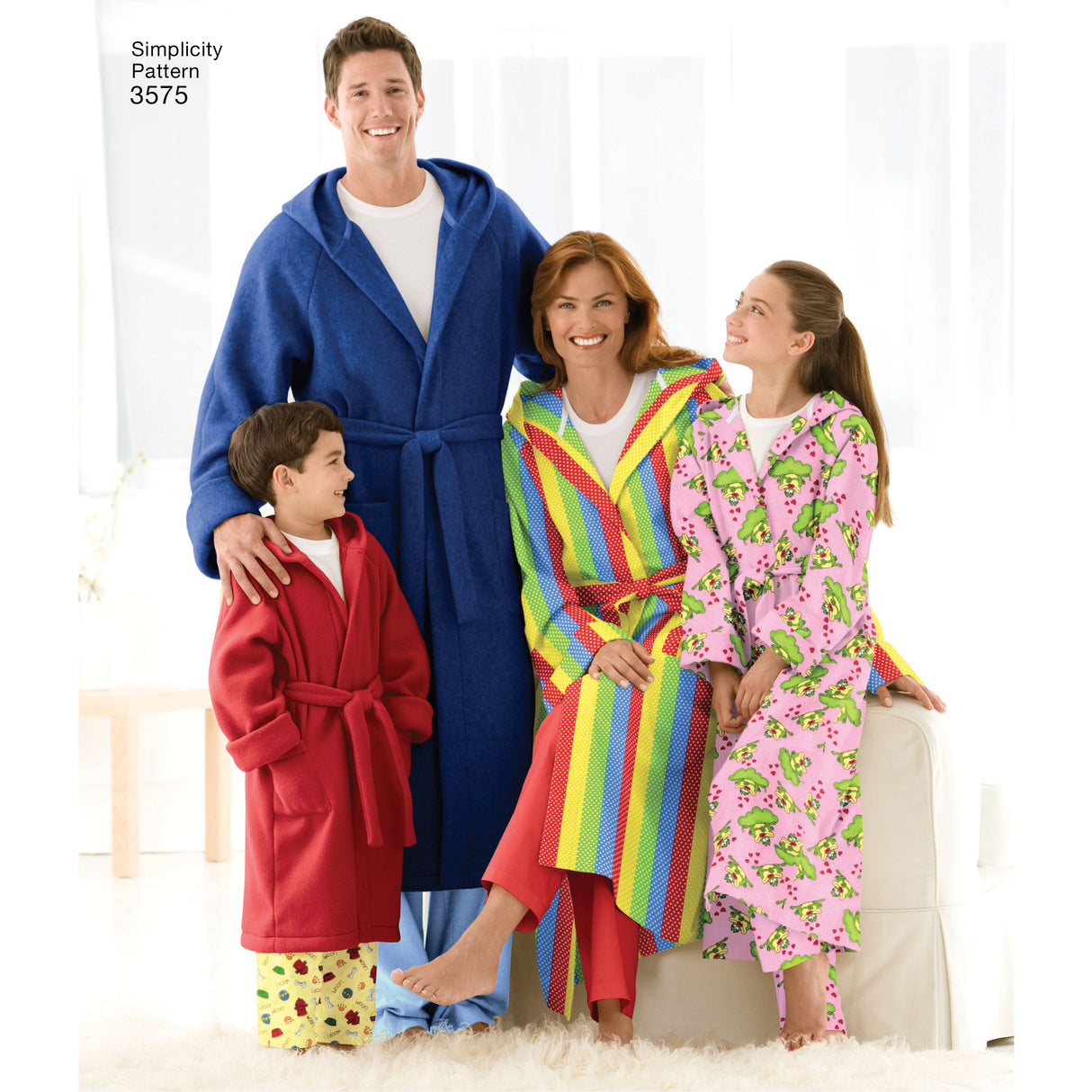 Patron Simplicity n°3575 – Robe de chambre pour toute la famille