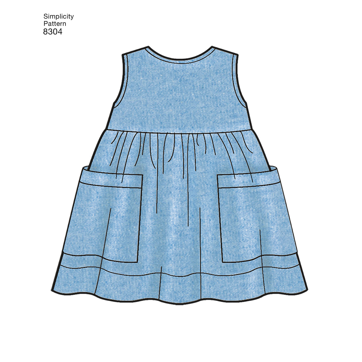 Patron Simplicity n°8304 - Ensemble pour fillette