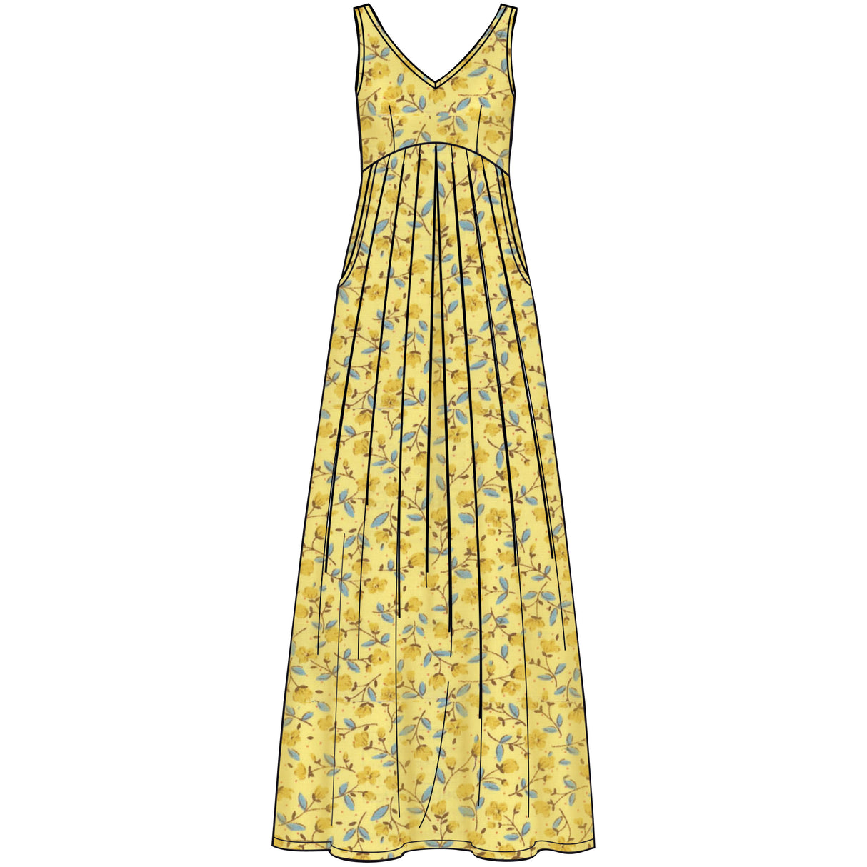 Patron Simplicity n°8910 – Robe mi‑saison à volants