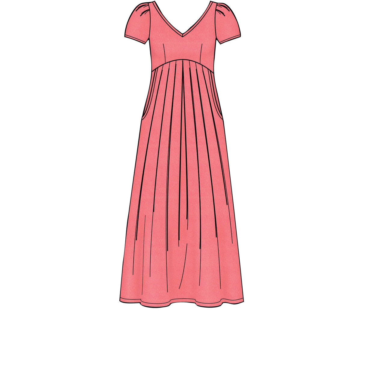 Patron Simplicity n°8910 – Robe mi‑saison à volants
