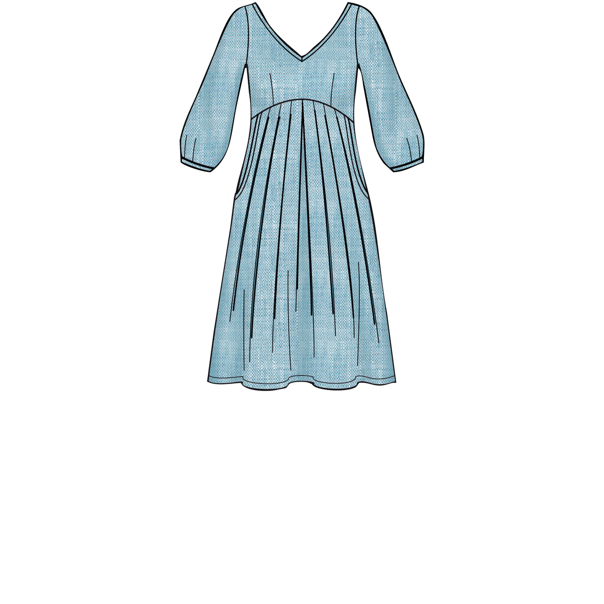 Patron Simplicity n°8910 – Robe mi‑saison à volants