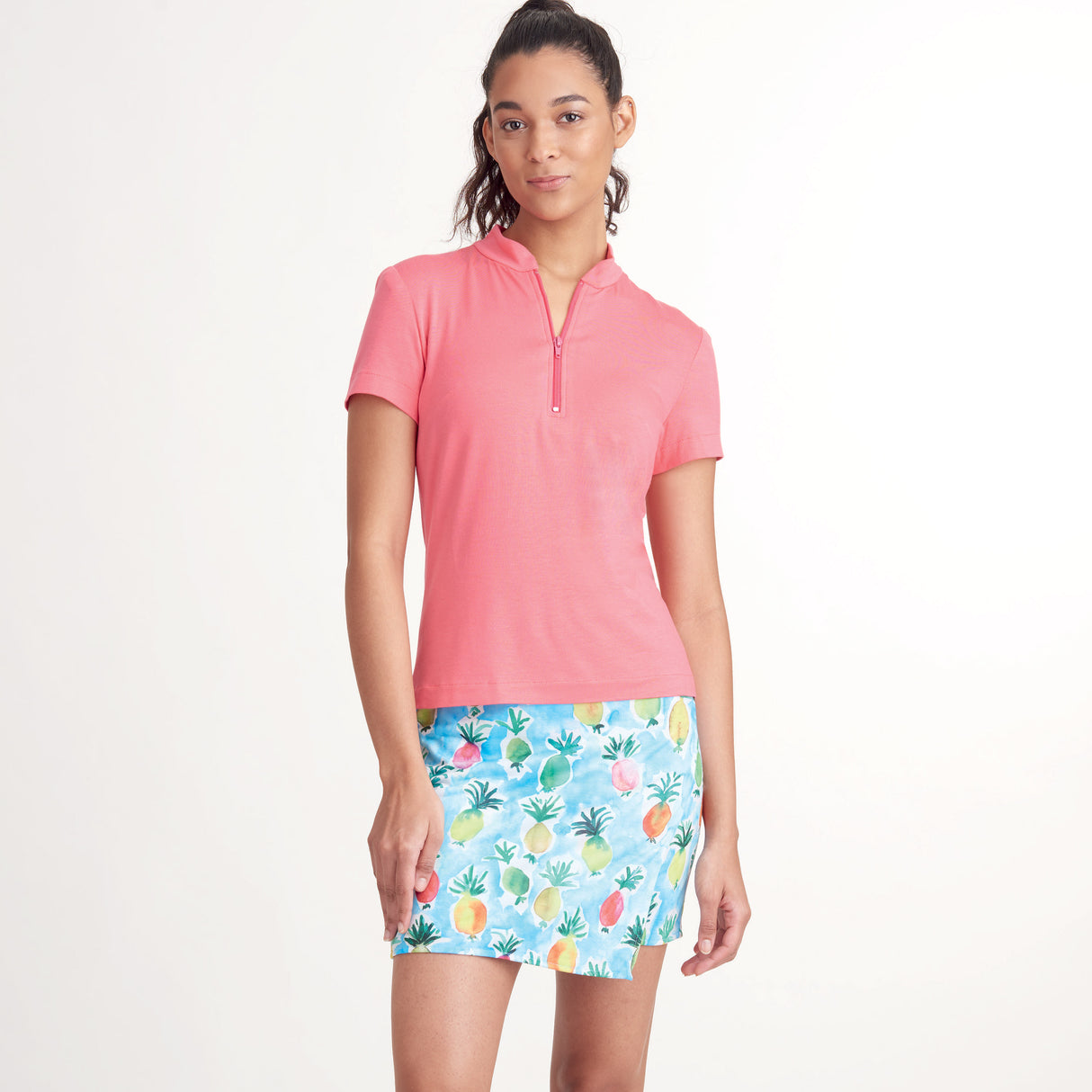 Patron Simplicity n°9328 – Robe et top en maille avec col montant et demi-zip