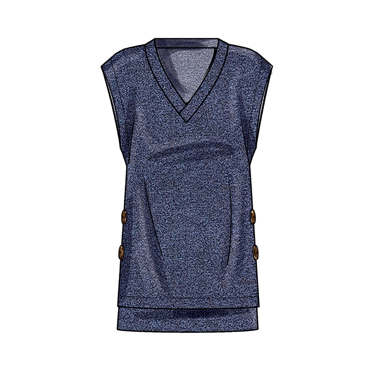 Patron Simplicity n°9374 – Gilets en tricot pour femme