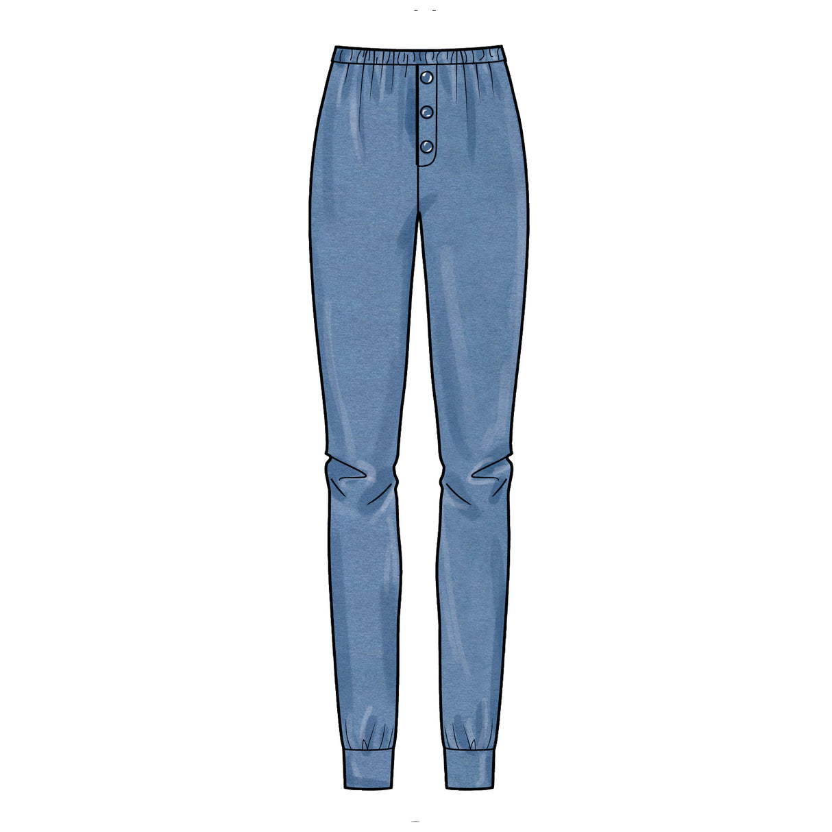 Patron Simplicity n°9455 – Ensemble haut henley et legging pour toute la famille