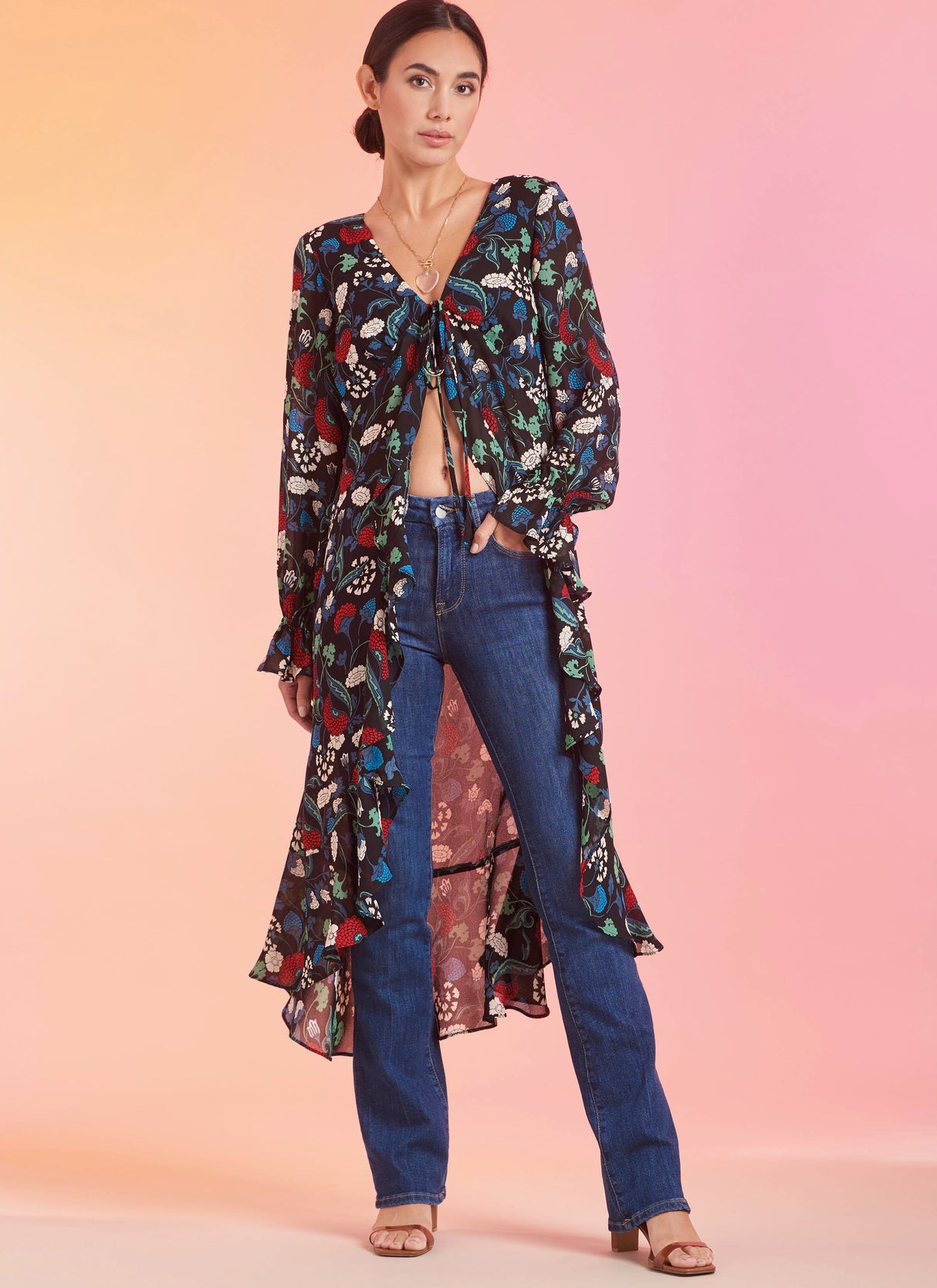 Patron Simplicity n°9747 – Duster robe fluide à volants