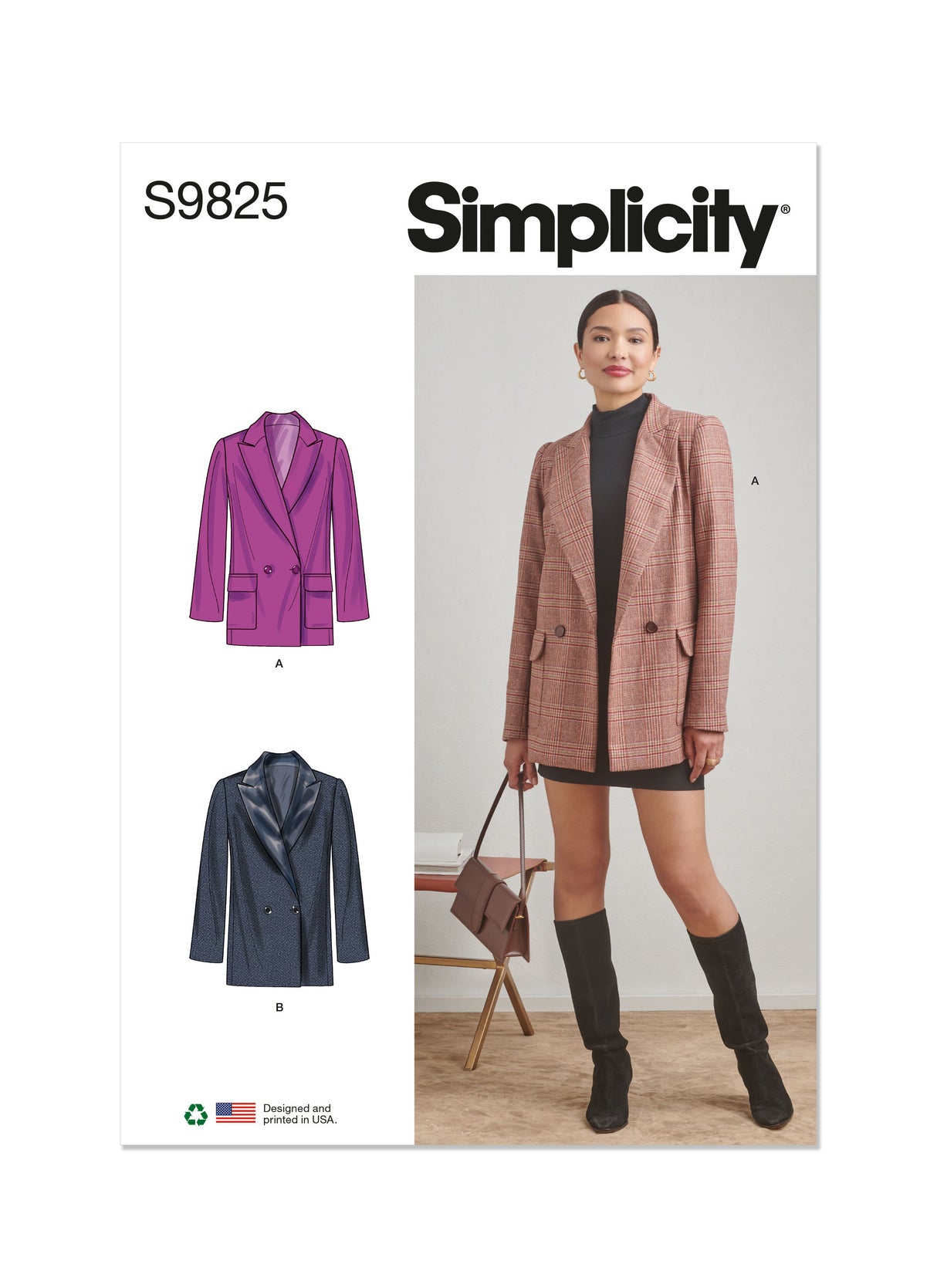 Patron Simplicity n°9825 – Vestes pour femmes