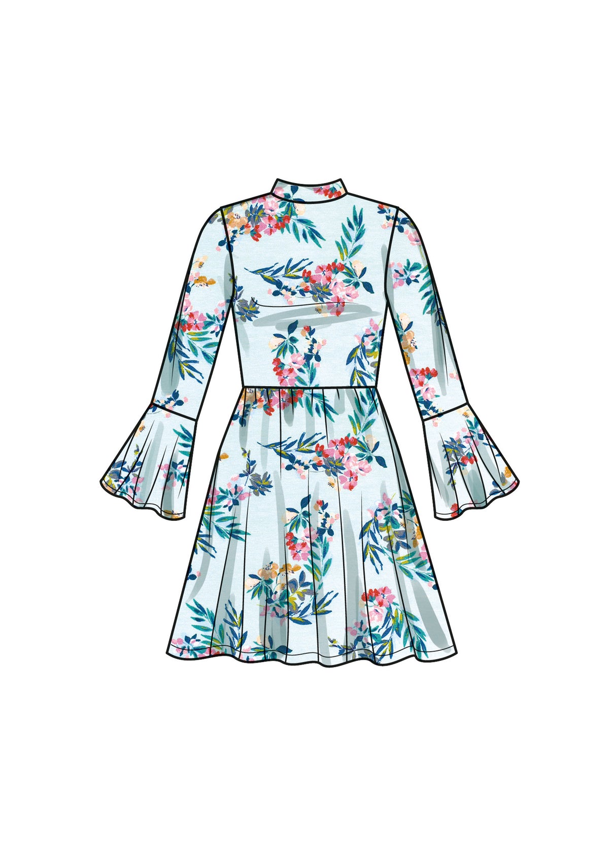 Patron Simplicity n°9862 – Robes en maille pour enfants et filles