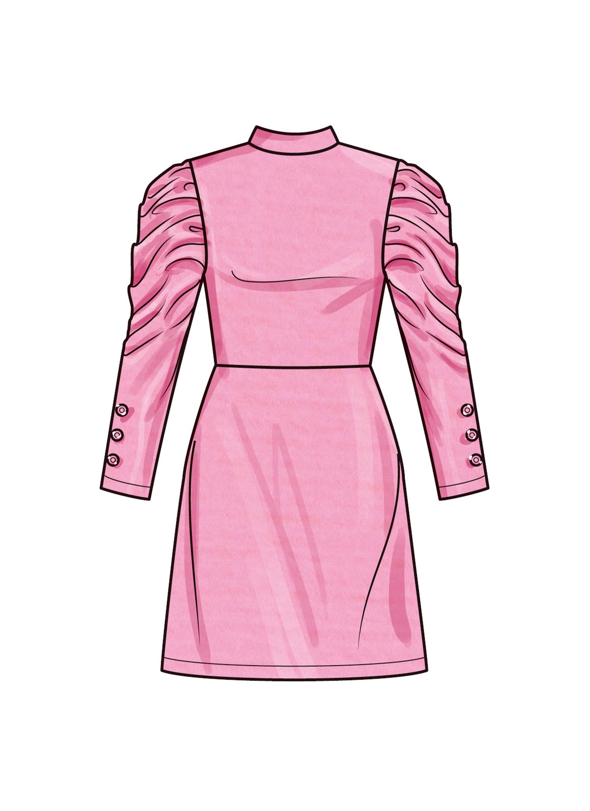 Patron Simplicity n°9862 – Robes en maille pour enfants et filles