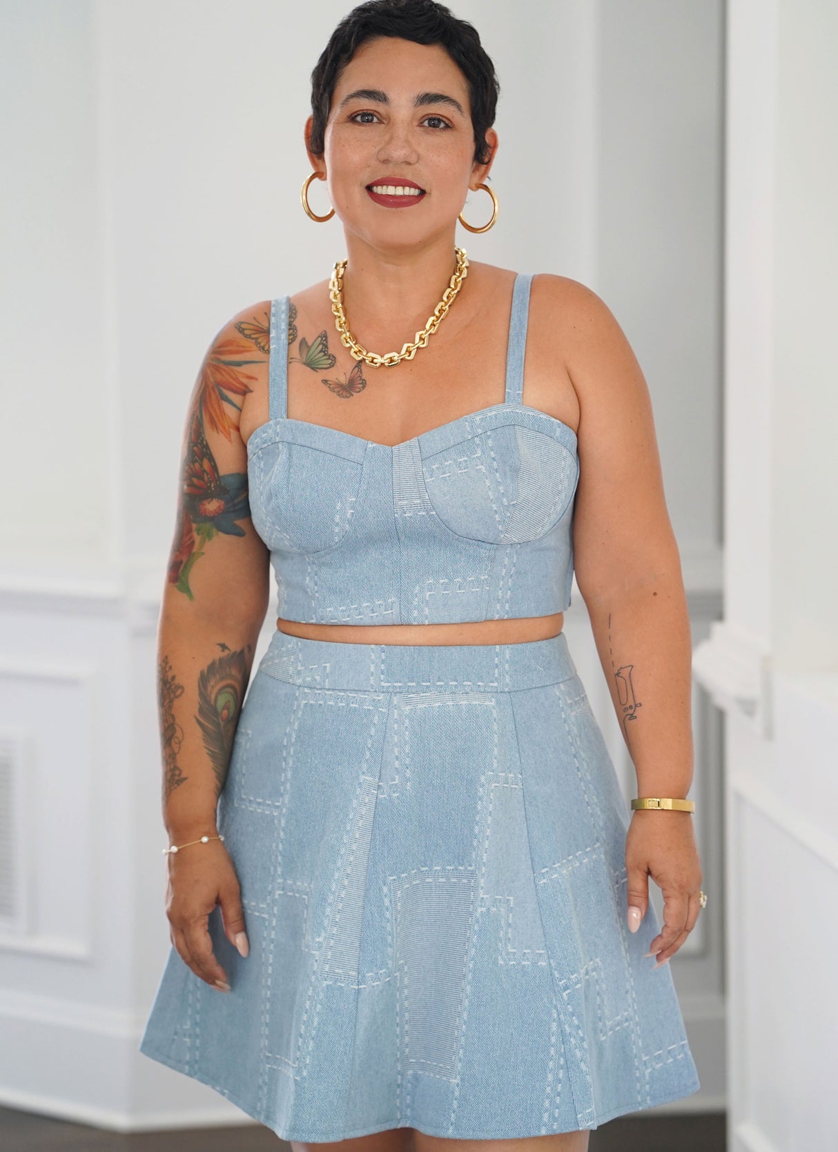 Patron Simplicity n°9894 – Top corseté et jupe ajustée