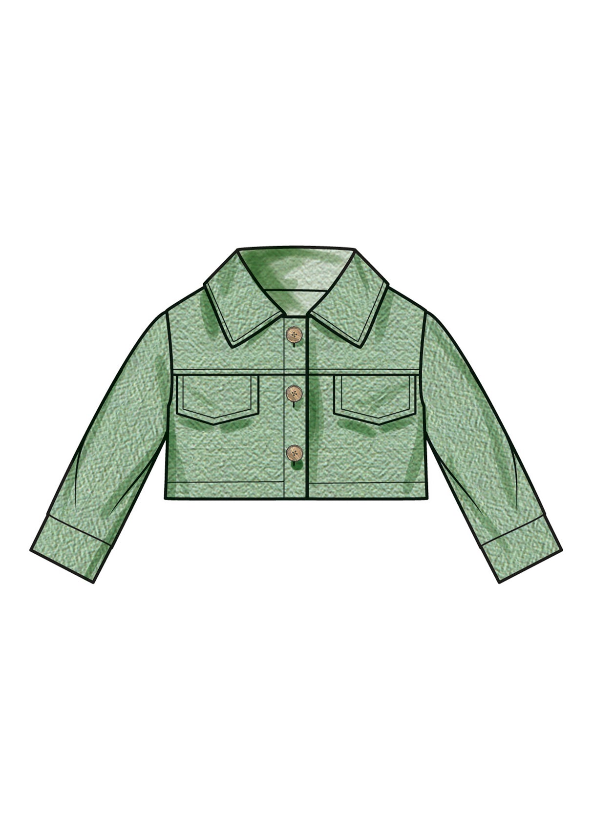 Patron Simplicity n°9899 – Veste jean et robe à volants