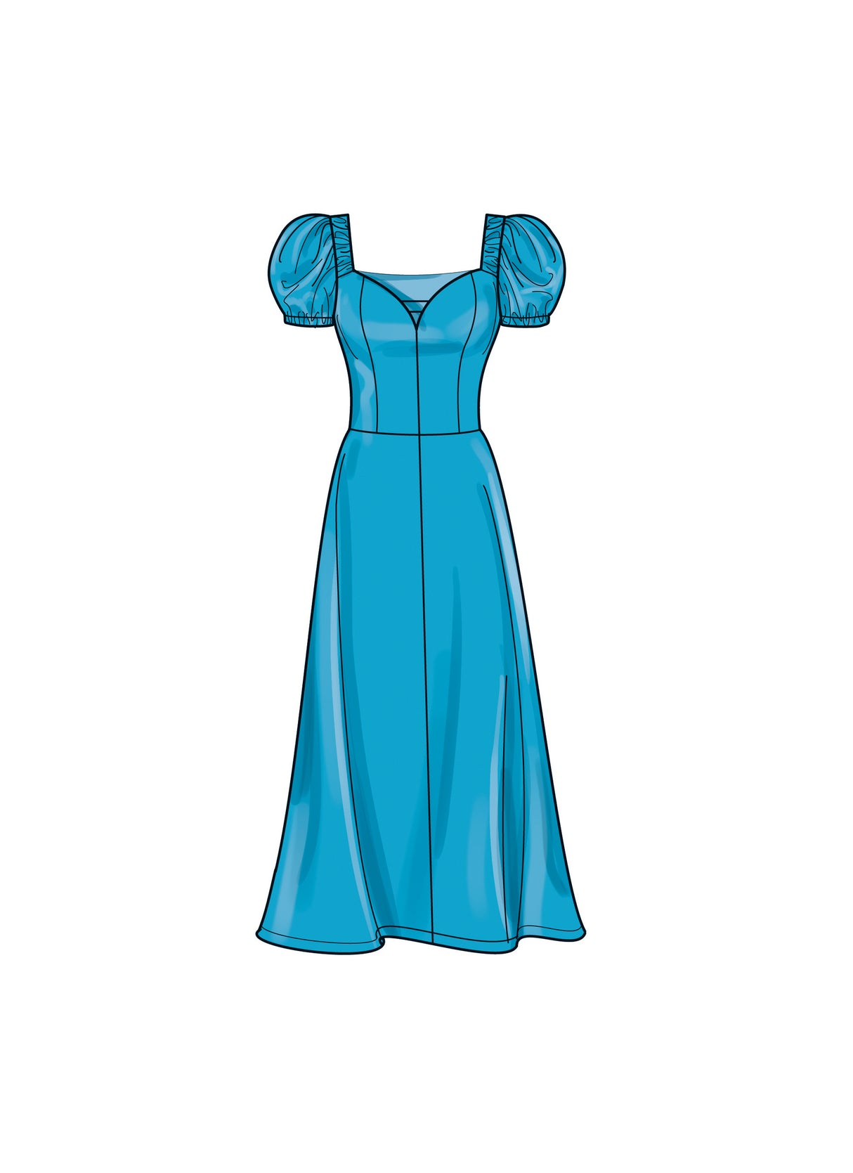 Patron Simplicity n°9918 – Robe bustier avec manches et poches