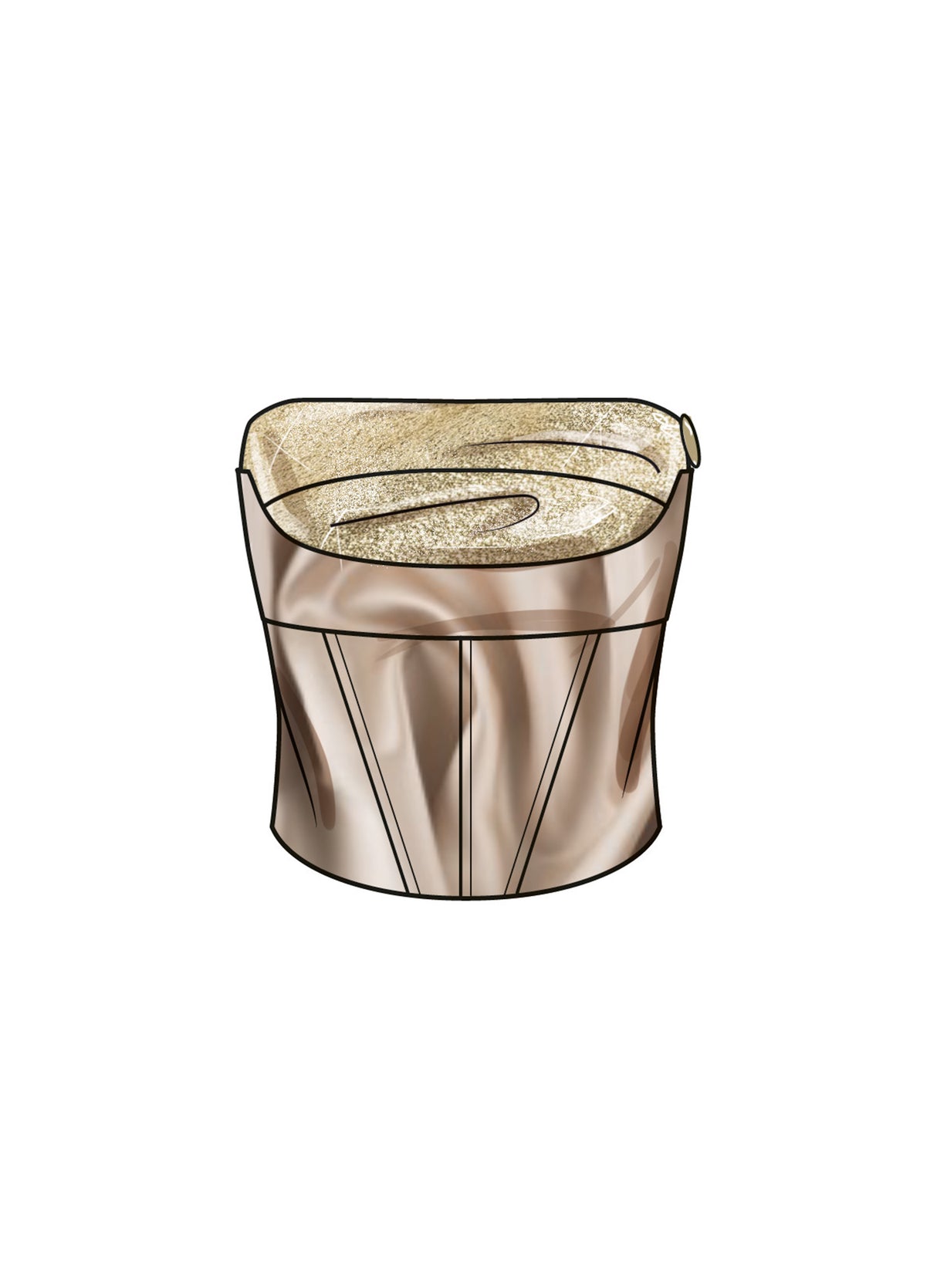 Patron Simplicity n°9922 – Corset ajusté à col carré