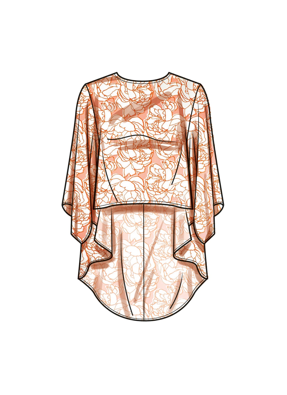 Patron Simplicity n°9926 – Top cape et pantalon palazzo