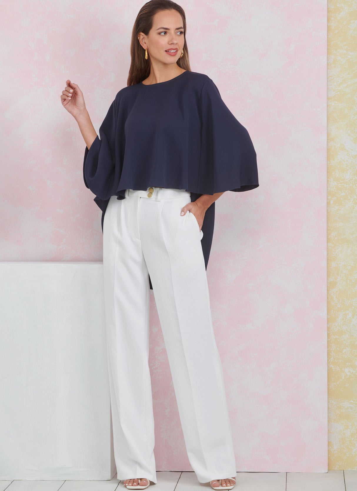 Patron Simplicity n°9926 – Top cape et pantalon palazzo