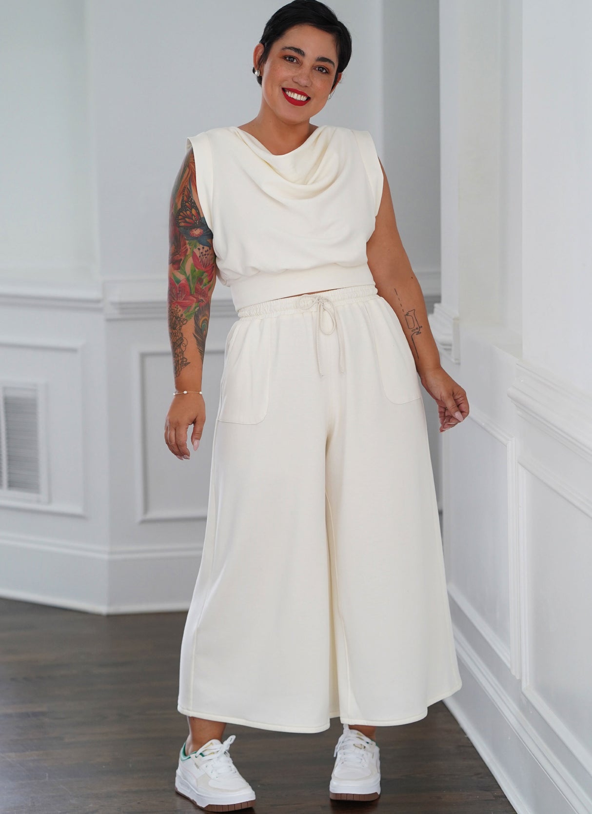 Patron Simplicity n°9929 – Lounge set crop pants & top