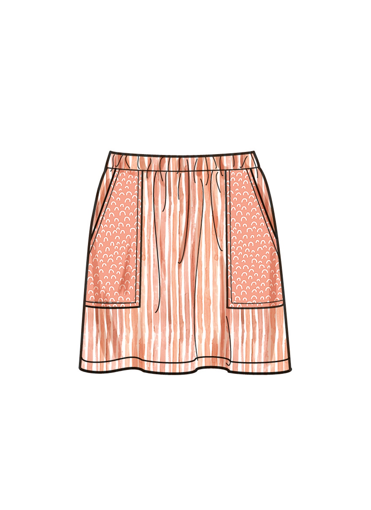 Patron Simplicity n°9934 – Tops boutonnés et jupes à volants