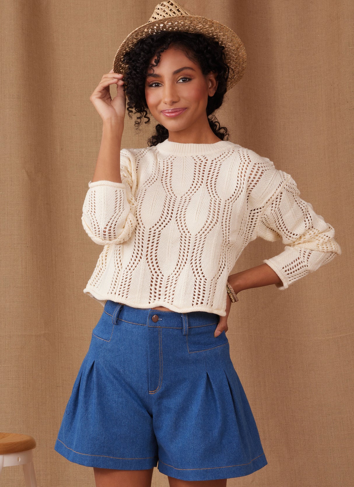 Patron Simplicity n°9955 – Shorts plissés et pantalons larges