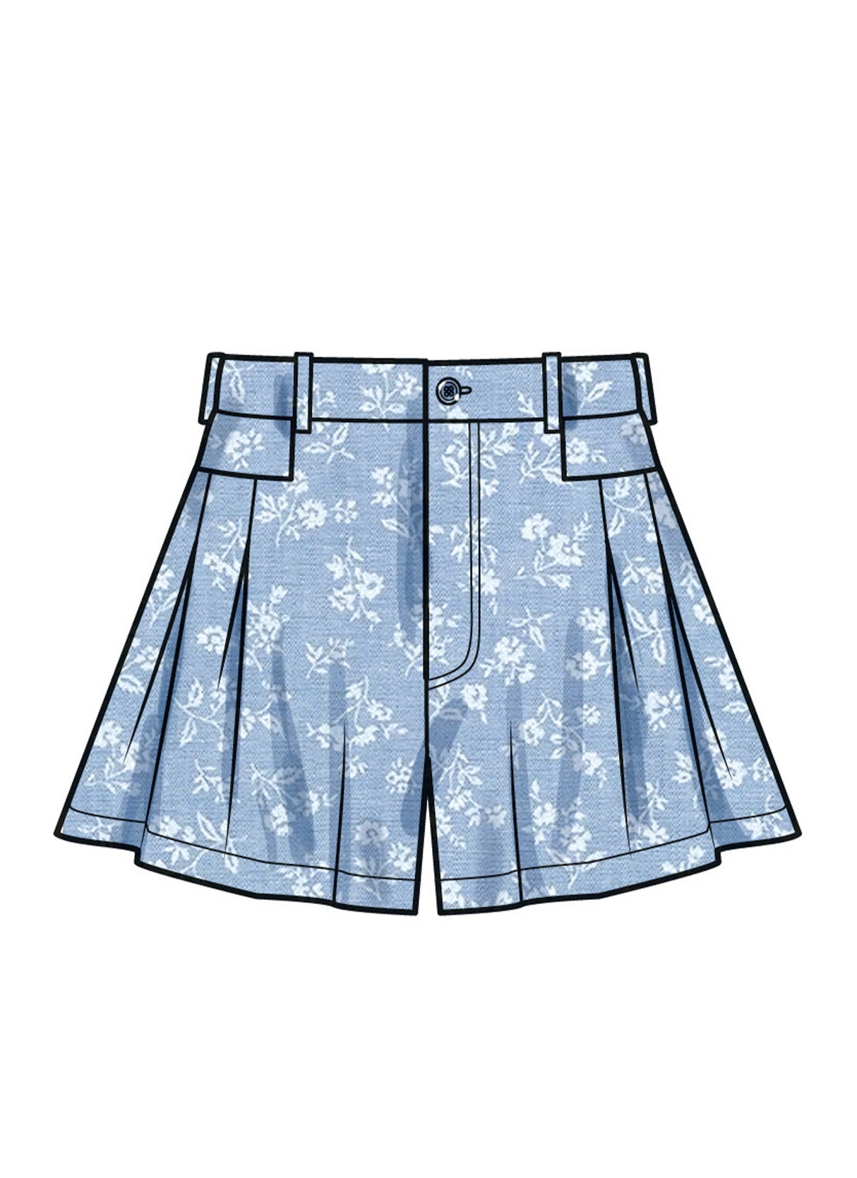 Patron Simplicity n°9955 – Shorts plissés et pantalons larges