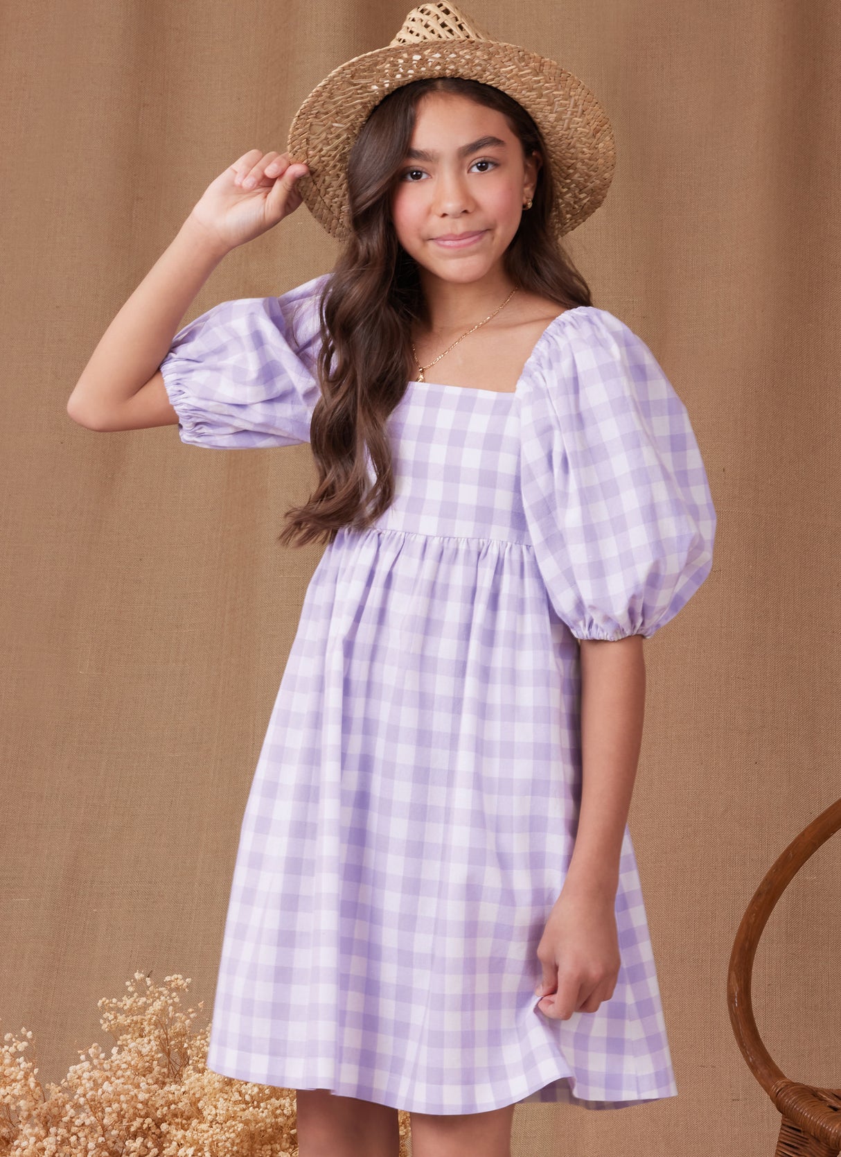 Patron Simplicity n°9964 – Robe enfants dos ouvert à nœud