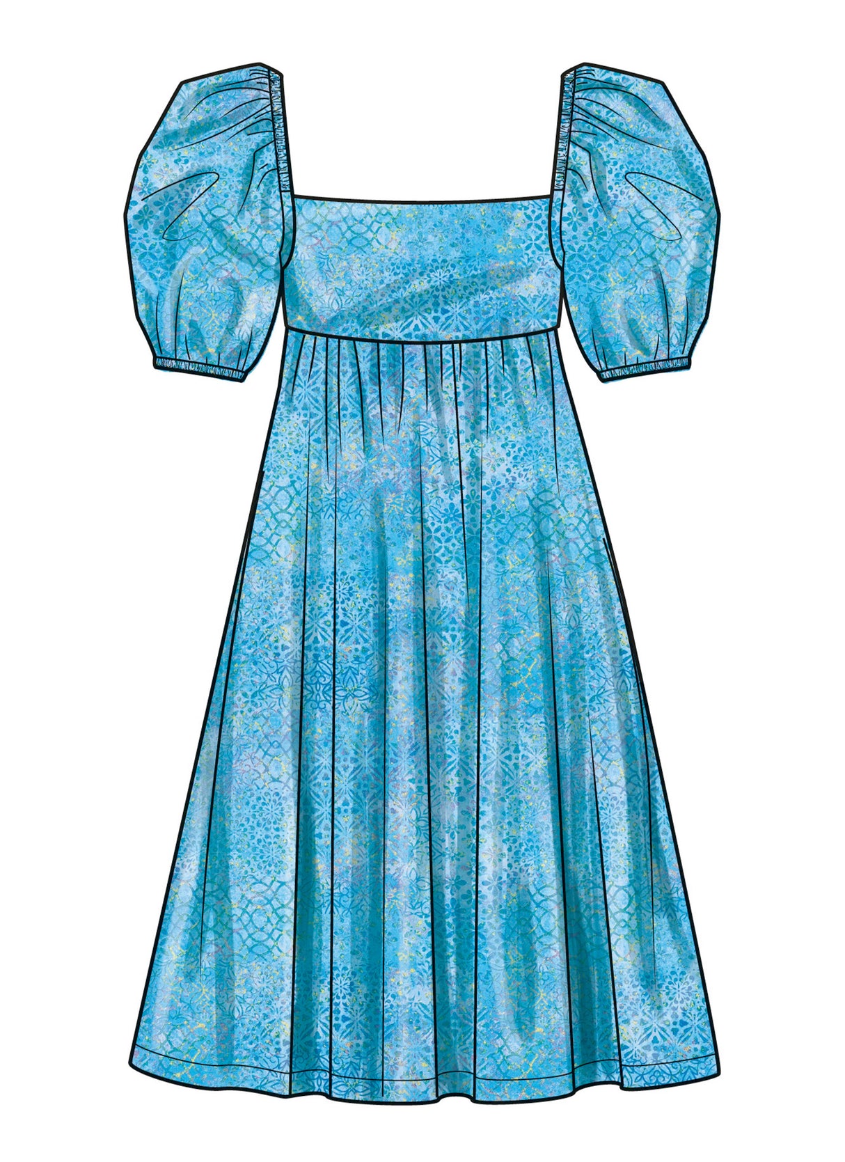 Patron Simplicity n°9964 – Robe enfants dos ouvert à nœud