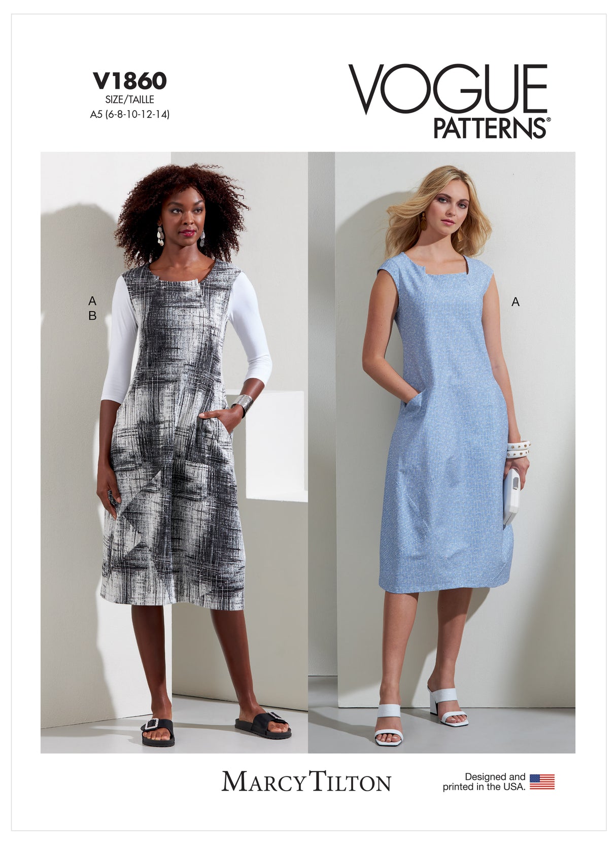 Patron Vogue n°1860 - Robe et haut en maille pour femme