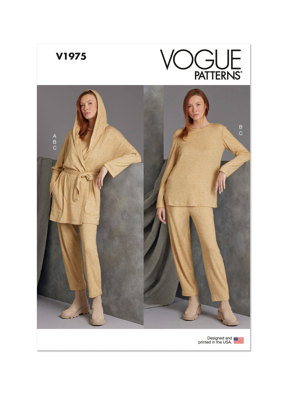 Patron Vogue n°1975 - Veste ample, haut élégant et pantalon confortable