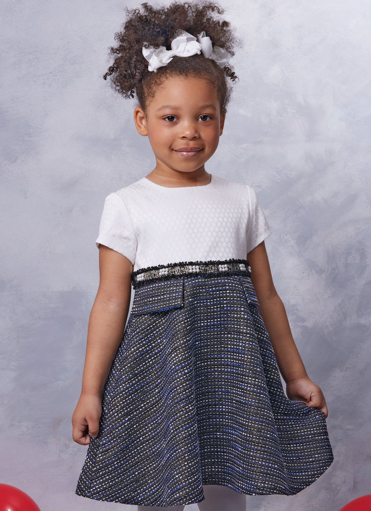 Patron Vogue n°2058 - Robe doublée pour enfant avec col Claudine